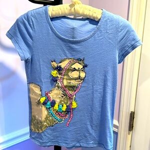 Girls camel tee